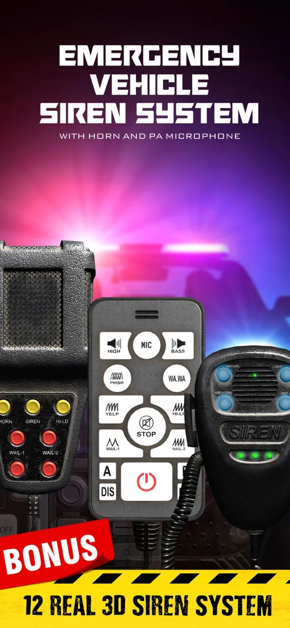 Emergency vehicle siren pro | Jogos | XWorld