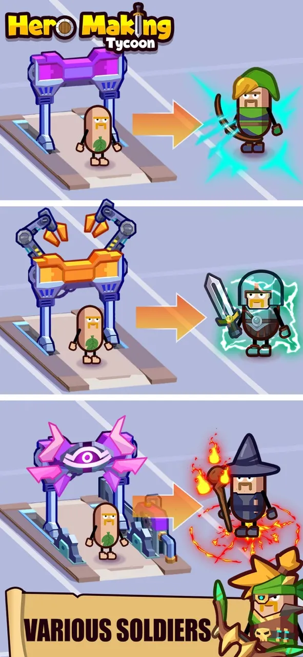 Hero Making Tycoon Idle Games | 游戏 | XWorld