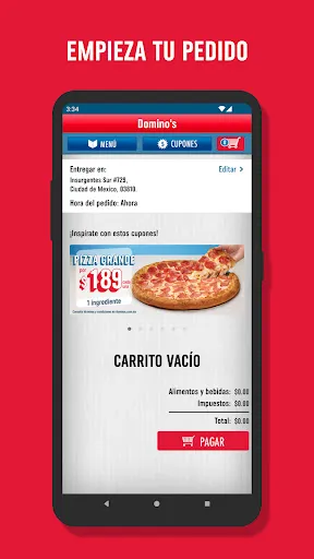 Domino's Pizza México | juego | XWorld