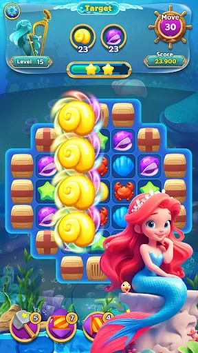 Sea creatures - Match 3 game | 游戏 | XWorld
