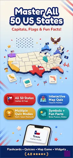 US States Quiz | juego | XWorld US States Quiz | juego | XWorld
