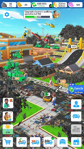 Trash Tycoon Idle business | juego | XWorld