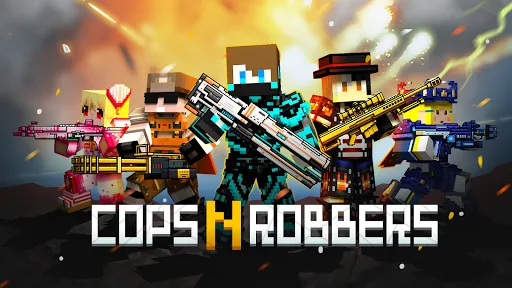 Cops N Robbers:Pixel Craft Gun | 游戏 | XWorld