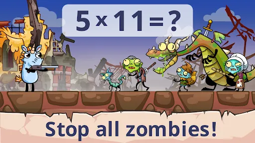 Math games: Zombie Invasion | Games | XWorld
