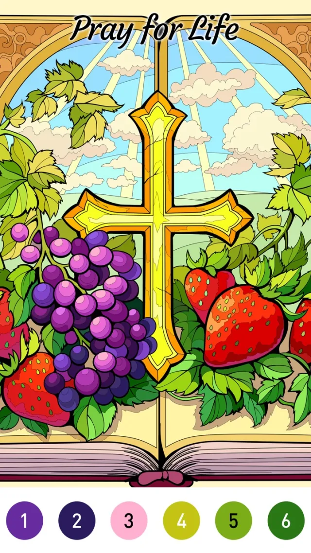 Bible Color Paint By Number | 游戏 | XWorld