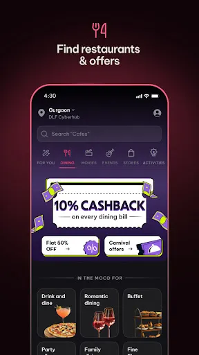 District: Movies Events Dining | Games | XWorld