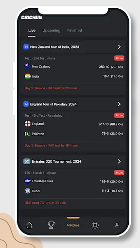CricHub: Live Cricket Matches | 游戏 | XWorld CricHub: Live Cricket Matches | 游戏 | XWorld