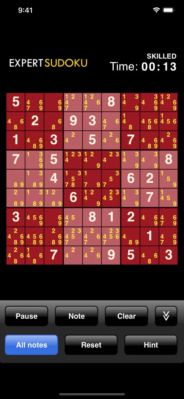 Expert Sudoku | Permainan | XWorld