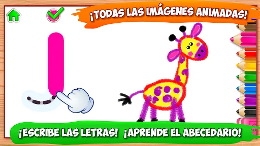 Juegos ABC Pintar niños letras | juego | XWorld