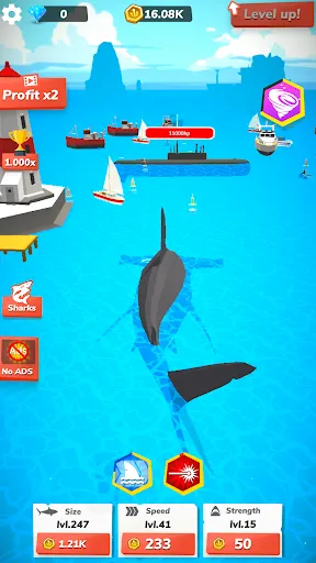 Idle Shark World - Tycoon Game | 游戏 | XWorld