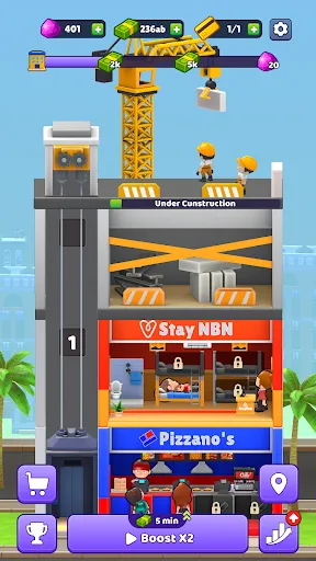 Idle Rent Tower | Games | XWorld