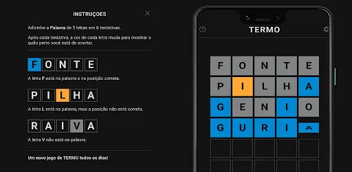 Termo: Jogo de palavras diário | Jogos | XWorld