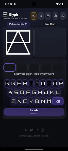 Glyph - Daily Word Puzzle | เกม | XWorld