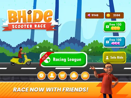 Bhide Scooter Race| TMKOC Game | Games | XWorld