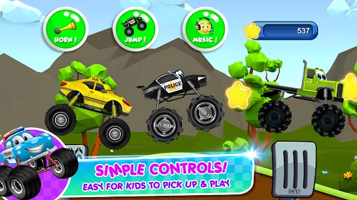 Monster Trucks Game for Kids 2 | Games | XWorld