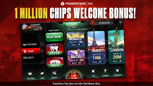 PokerStars Play: Texas Hold'em | Permainan | XWorld