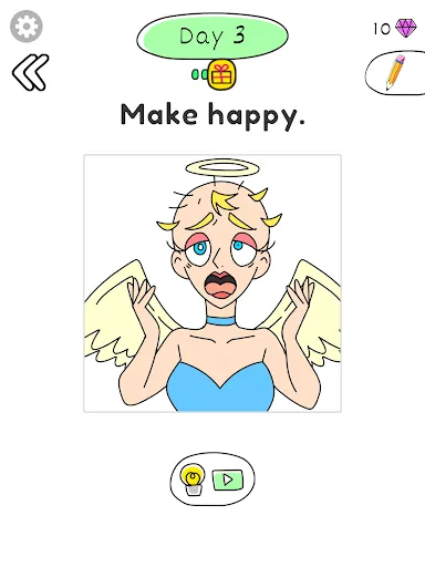 Draw Happy Angel :drawing apps | Permainan | XWorld