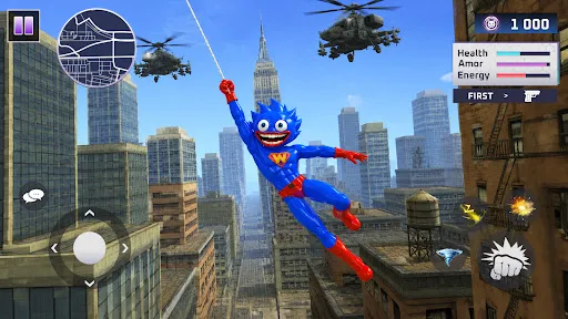 Huggy Rope Hero: City Crime | Permainan | XWorld