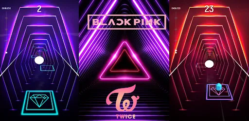 BLACKPINK vs TWICE Tiles Hop | Игры | XWorld