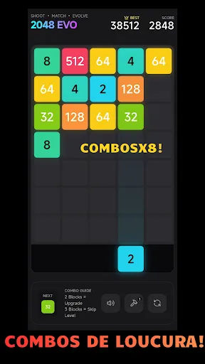 2048 Shooter: Mesclar Blocos | Jogos | XWorld