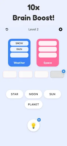 Word Sort Association Puzzle | Permainan | XWorld