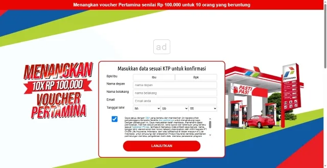 Pertamina Petrol Voucher | Permainan | XWorld