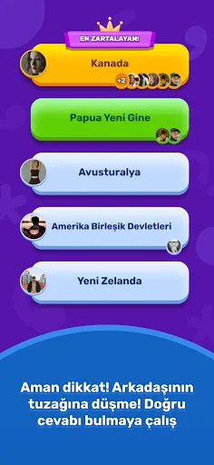 Zarta Arkadaş Bilgi Yarışması | juego | XWorld