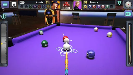 3D billiard | Permainan | XWorld