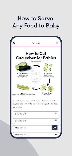 Solid Starts: Baby Food App | Games | XWorld