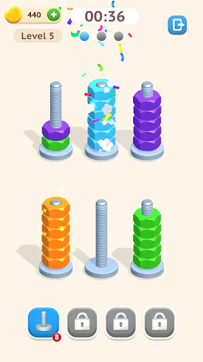 Screw Sort Puzzle | Permainan | XWorld