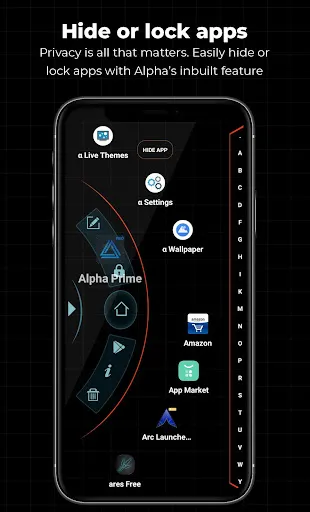 Alpha Hybrid Launcher 4D theme | 游戏 | XWorld