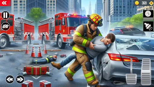 Fire Truck Rescue Simulator 3D | Permainan | XWorld