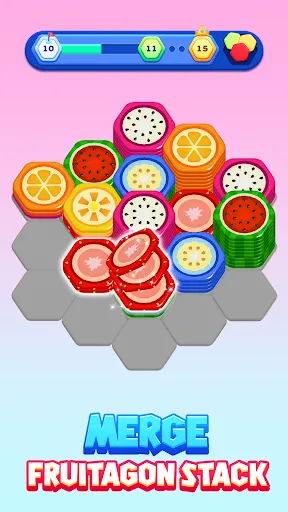 Fruitagon: Stack Sort | เกม | XWorld