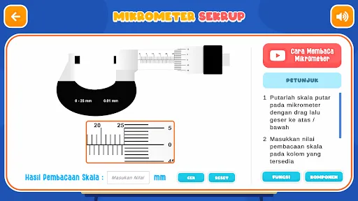 Fisika Alat Ukur Mikrometer | Permainan | XWorld