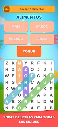 Sopa de Letras para Niños | juego | XWorld