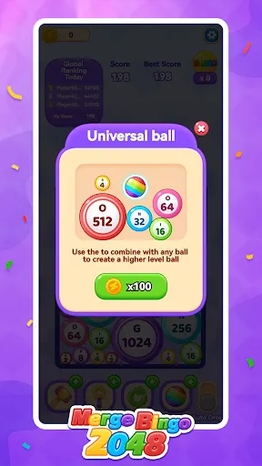Merge Bingo 2048 | Permainan | XWorld