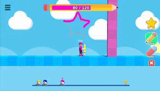 Obby Doodle: Draw and jump | Permainan | XWorld