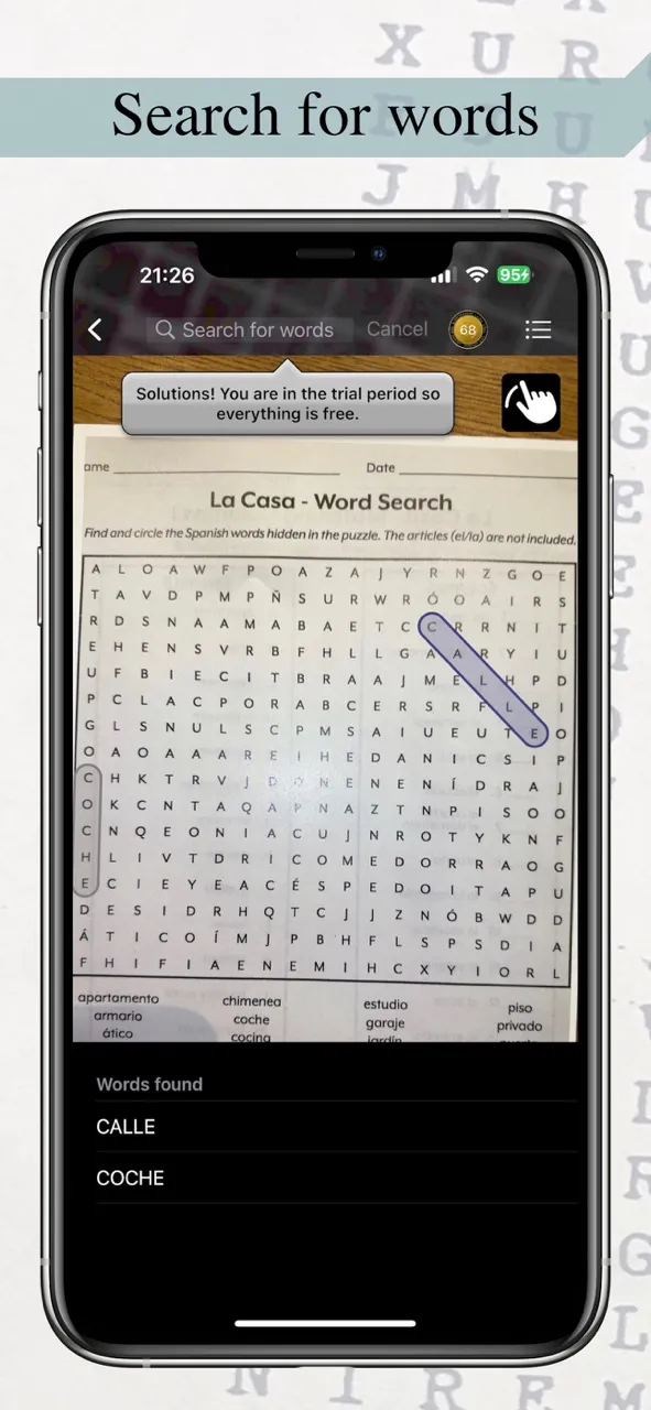 Word Search Scanner and Solver | Permainan | XWorld