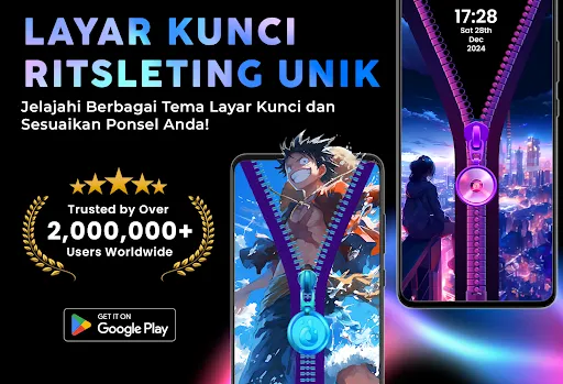 Layar Kunci Ritsleting Temas | Permainan | XWorld