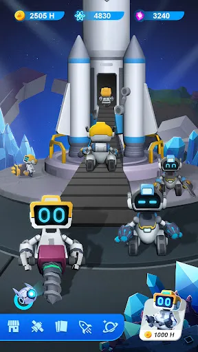 Space Robots: Idle Miner | Permainan | XWorld