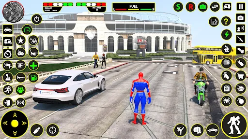 Spider Robot Hero Car Games | Permainan | XWorld