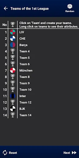 Football League Table Creator | Games | XWorld Football League Table Creator | Games | XWorld