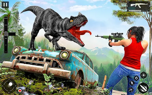 Dino Family 3D Hunting Games | Permainan | XWorld