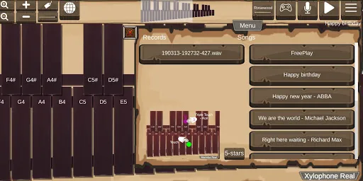 Xylophone Real: 2 mallet types | Games | XWorld