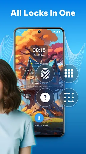Ai Voice Lock Screen - VoiceOS | 游戏 | XWorld Ai Voice Lock Screen - VoiceOS | 游戏 | XWorld