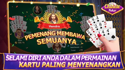 Chinese Poker - Card Game | Permainan | XWorld