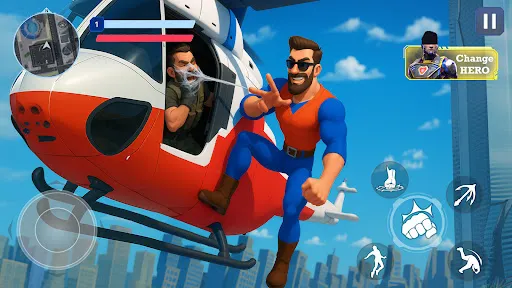 Super Hero Fight: Flying Game | Permainan | XWorld