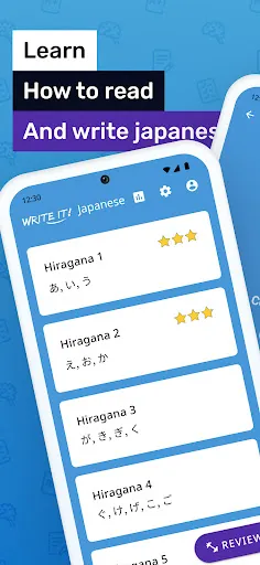 Write It! Japanese | juego | XWorld