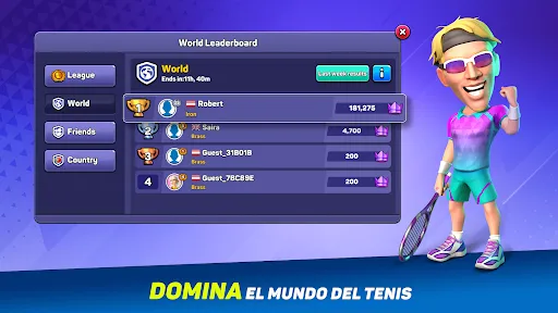 Mini Tennis | juego | XWorld