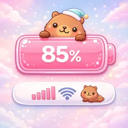 XWorld | Emoji Battery Icon Customize